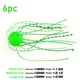 thumbnail image 2 of 6PCS Kit de Ure de Pesca Esférico en forma de PVC suave de hundimiento lento Ures flexibles para el siluro y la pesca de cuatro colores, 2 of 3