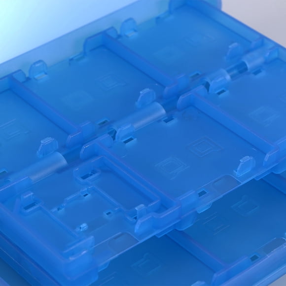 KALLORY 1ensemble Étui de Rangement Rectangulaire Bleu pour Étui de Jeu NDSI Protection de Carte Anti-Poussière Anti-Graisse