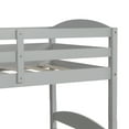 thumbnail image 6 of Harper & Bright Designs L-Shaped Twin Bunk Bed with Trundle, Pine Wood Twin Size Bunk Bed Frame, Can be Separated into Two Beds, No Box Springs Needed (Grey), 6 of 8