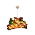 thumbnail image 2 of 1-Pieces Christmas Window Decorations - LED Battery Operated Christmas Lights, Light up Christmas Decorations with Suction Cup for Holiday Decor, E, 2 of 7
