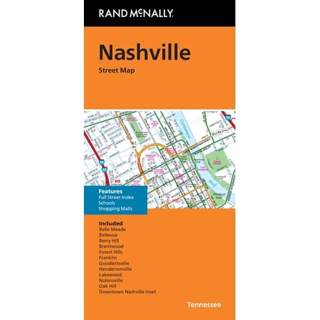 Rand McNally Folded Map: Nashville Street Map (Paperback)