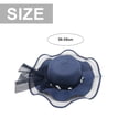 thumbnail image 2 of Sombrero de 56-58cm de circunferencia, sombrero de sol ondulado de malla para mujer, cinta de perlas para exteriores, sombrero de playa, sombrero para el sol con protección solar, 2 of 5