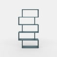 thumbnail image 4 of Ada Home Decor Furniture Multiple Tier Open Shelf Petrol Blue Barclay Modern Bookcase, 4 of 7