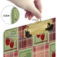 thumbnail image 3 of FMSHPON Strawberry Plaid Checkered Clipboard Hardboard Wood Nursing Clip Board and Pull for Standard A4 Letter 13x9 inches, 3 of 7