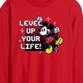 thumbnail image 2 of Disney - Level Up Your Life - Men's Long Sleeve T-Shirt, 2 of 4