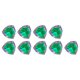 thumbnail image 1 of 9 Uds K9 paquete rosa taladro de vidrio verde decoración de uñas con forma de parte inferior puntiaguda, 1 of 5