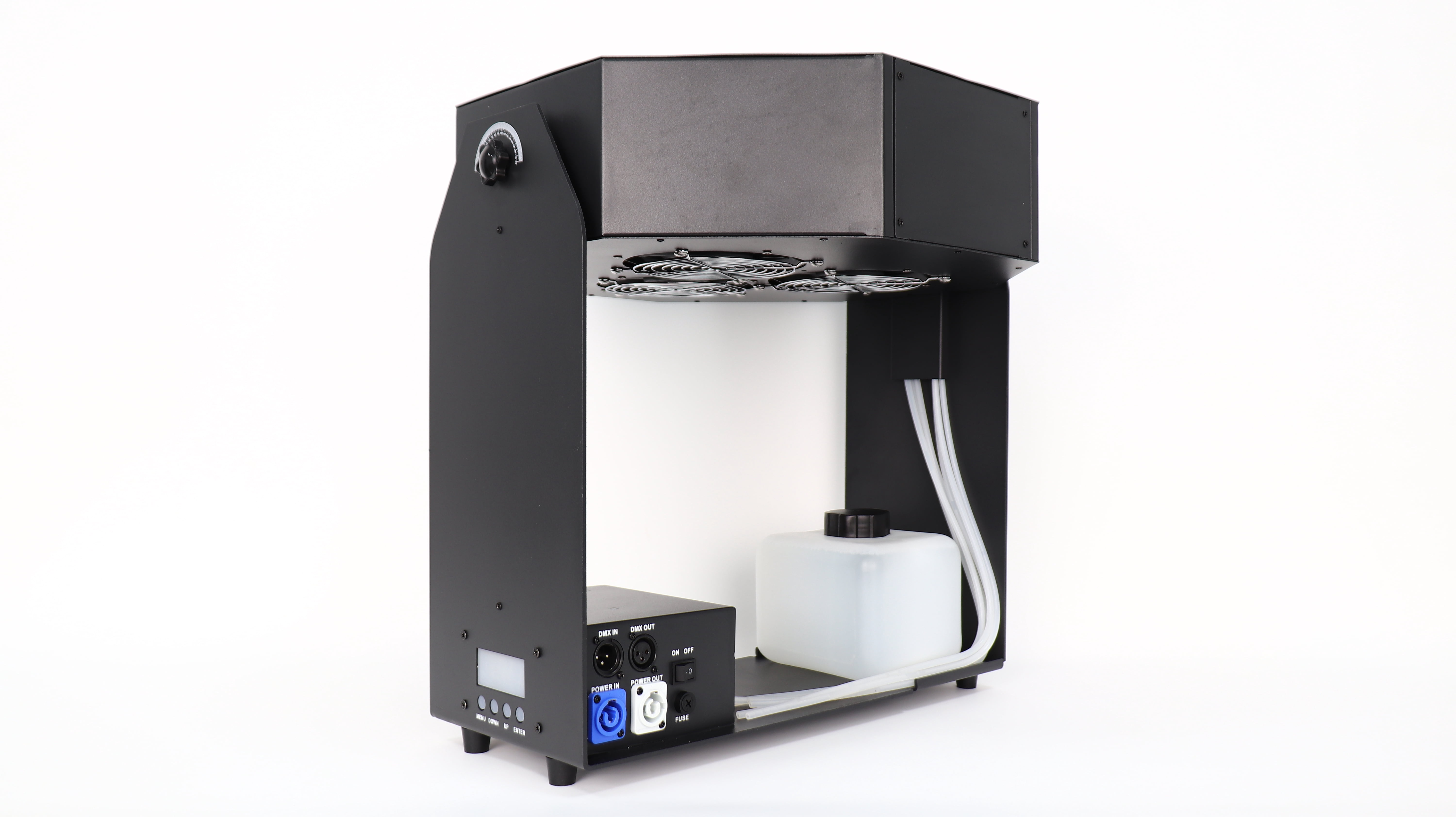Jacmui, Volcano Bubble Machine, 3-Nozzle Design RGBW Bubble Storm