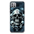 thumbnail image 1 of MUNDAZE Motorola One 5G Ace Graveyard Death Dream Skulls Double Layer Phone Case Cover, 1 of 6