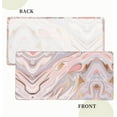 thumbnail image 5 of Marble Texture Tablecloth with Elastic Edge for 5ft Rectangle Table, Table Cloth Washable Table Cover for Kitchen Dining Party Outdoor Picnic Decoration, 60" L X 30" W, 5 of 8