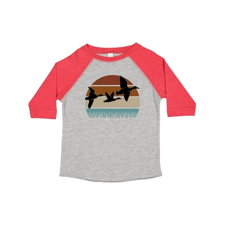

Inktastic Duck Hunting Retro Sunset Hunter Gift Toddler Boy or Toddler Girl T-Shirt