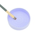 thumbnail image 4 of Unique Bargains 1 Pc Portable Round Makeup Sponge Brush Cleaner Blue, 4 of 6