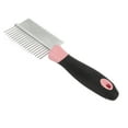 thumbnail image 1 of Pet Comb, Double Sided Design Dog Grooming Combs Closely Spaced Steel Teeth Control Flea Infestatio Pet Hair Brush Tool For Dogs Puppies Kittens And Cats, 1 of 8