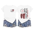 thumbnail image 4 of DHFJKG Womens 4Th Of July T Shirt Short Sleeve Crew Neck Independence Day 1776-2026 Celebrate America's 250Th Anniversary Tees We The People Top, 4 of 4