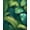 Green, Pattern 1, variant on ODIKA 4' x 6' Machine Washable Non-Slip Area Rug, Tropical wave High Traffic Rug, Blue, 93669