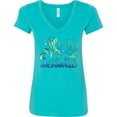 thumbnail image 3 of Inktastic Secretly a Mermaid Women's V-Neck T-Shirt, 3 of 5