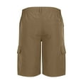 thumbnail image 5 of Up to 65% off Xunlbb Men's Summer Cargo Shorts Men's Casual Solid Color Casual Drawstring Pockets Elastic Sports Shorts Gift for Him, M-3XL, 5 of 6