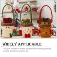 thumbnail image 3 of Ruiboury Xmas Tree Pendent Gift Holder Candy Bag Craftsmanship Compact Size DIY Prop Multipurpose Household Accessories Cute Kid Toy Snowman Shape, 3 of 6