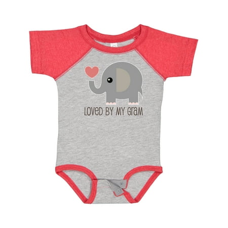 

Inktastic Loved by My Gram Grandchild Boys or Girls Baby Bodysuit