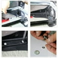 thumbnail image 5 of GUGULUZA 2 Pcs Roues de Bagage de Remplacement, Kit de Roues de Voyage Noires pour Valise Bricolage Réparation, Roues Pivotantes Plastique Durable Rotation à 360 Degrés, 5 of 5