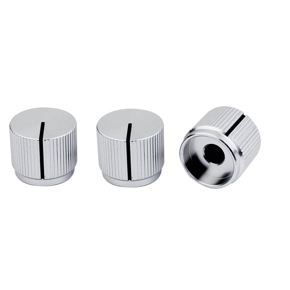 Perillas para Guitarra Guyker Aleación de Aluminio Eje de 6 mm Cromo 3 piezas