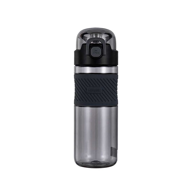 Botella de Agua Deportiva Cateissary PP 600ml Resistente al Calor Negro