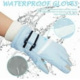 thumbnail image 4 of Kids Winter Gloves, Waterproof Ski Gloves, Warm Fleece Snowboard Gloves for Cold Weather, Snow Gloves for 4-12 Years Old Boys Girls Outdoor Sport, Cycling, Skiing, As Stocking Stuffers, 4 of 7