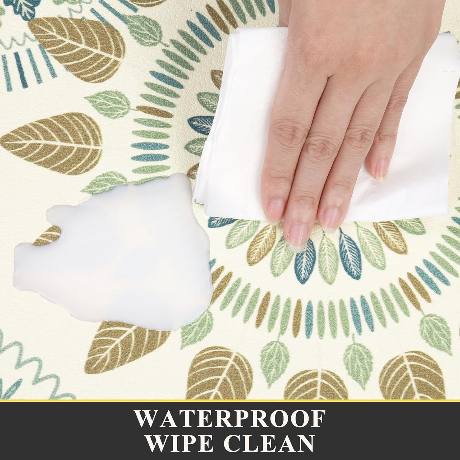 Boho Kitchen Rugs Set of 2 Anti Fatigue Mats for Kitchen Floor Cushioned Kitchen Rugs and Mats Non Skid Waterproof Kitchen Runner Comfort Standing Mat