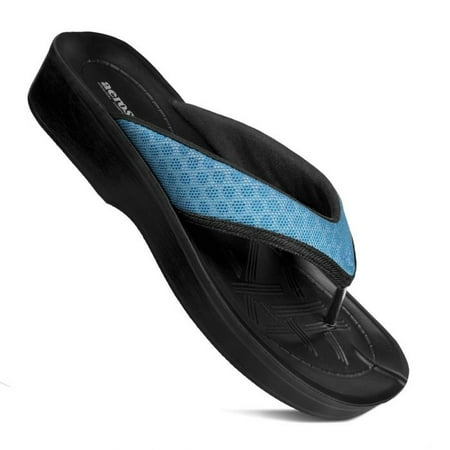 

AEROSOFT - Classic Printed Thong Arch Support Summer Comfortable Flip Flops For Women