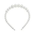 thumbnail image 4 of Minnieouse Exquisita perla diadema resistente al desgaste Universal estilo Simple Chic Scrunchie titular Tiaras para mujeres 18mm,4 perlas grandes 18 mm, 4 perlas grandes 5piezas, 4 of 6