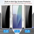 thumbnail image 3 of Funda YQODSZ para Samsung Galaxy Z Fold 7 con soporte para bolígrafos S y privacidad, 3 of 8
