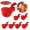 thumbnail image 1 of 1/6 Uds. Taza de agua automática para aves de granja, codorniz, pollo, gallina, bebedero para pájaros ShuxiuWang 8390611677046, 1 of 1