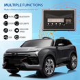 thumbnail image 4 of Towallmark 24V 2-Seater SUV Officially Licensed Chevrolet Blazer Ride On Car Toy w/Parent Remote Control, 3 Speeds, Wireless Music, MP3 Player, Electric Car for Kids Ages 3-8, Gray, 4 of 6