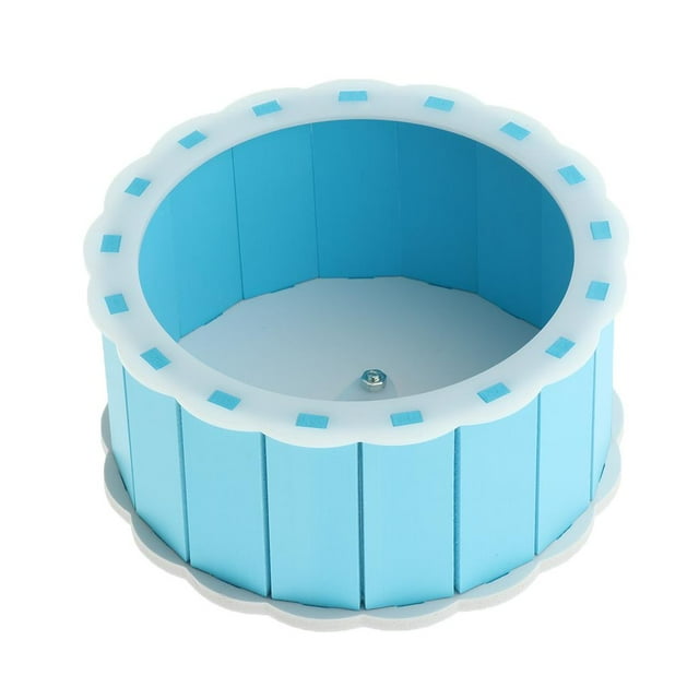 Rueda de hámster para hámsters, ratones y jerbos: juguete para los Azul