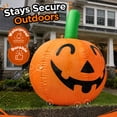 thumbnail image 6 of Goosiay 10ft Halloween Inflatable Pumpkin Decoration with Built-in LED Lights, Outdoor Yard Blow up for Halloween Party, Yard, Garden, Lawn, 6 of 10