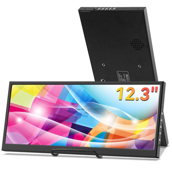Monitor secundario Prechen de 12,3" IPS LCD 1920x720 HDMI USB-C