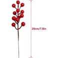 thumbnail image 2 of 12pcs Artificial Red Berries Decoration,20cm, 2 of 5