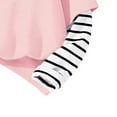 thumbnail image 5 of YunPes Children's Striped Patchwork Long Sleeved Two Piece Solid Color Top Tops Baby Girl, 5 of 6
