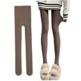 thumbnail image 7 of LKJYER Cable Knit Tights Women Snag-Proof Twisted Sweater Tights with Vertical Stripes Flattering Fit Knit Tights, 7 of 7
