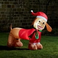 thumbnail image 2 of Lights4fun, Inc. Dachshund Dog Outdoor Inflatable, 2 of 2