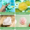 thumbnail image 4 of 12 Cavity Small Diamond Rose Ice Cube Mold Silicone Rose Mold Ice Cube Tray Ice Ball Mold Ice Tray With Lid Candy Chocolate Cake, 4 of 5