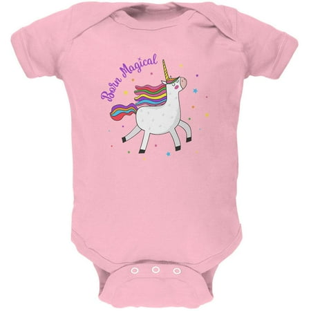 

Unicorn Born Magical Soft Baby One Piece Light Pink 0-3 M