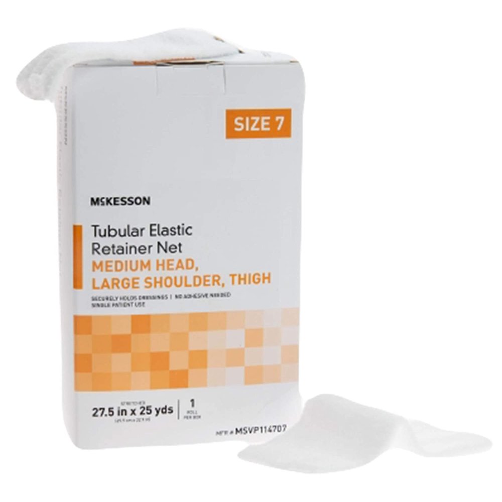 Tubular Elastic Retainer Net 27.5 inch x 25 Yards10 Rolls of Tubular Bandages. Medium Head