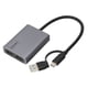 thumbnail image 2 of Adaptador USB A HD, Plug And Play 1080P Tipo C A Adaptador Dual HD Ligero Portátil Para Escritorio, 2 of 7