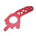 thumbnail image 5 of Anillo de remolque de automóvil, remolque de carreras de aleación de aluminio rojo universal, camión de automóvil, gancho de remolque trasero delantero, kit de anillo de halcón rojo Ecomeon no, 5 of 5
