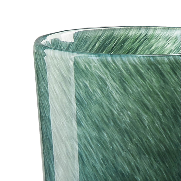 Beautiful by Drew Barrymore 8.35" Thyme Green Mottled Vase photo 4