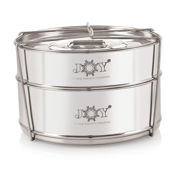 Stackable Stainless Steel Insert Pans - 8QT- Inserts for Instant Pot - Pan for Instapot - Accessories for Instant Pot- Size 8QT - Pressure Cooker Steamer Pan Accessories (8QT)