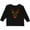AB-Black, variant on Christmas Reindeer Face with Names and Red Nose Boys or Girls Long Sleeve Toddler T-Shirt