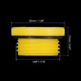 thumbnail image 2 of Uxcell UNF1-1/16 Hold Plugs Plastic Male Threaded Hex Socket End Cap, Yellow 5 Pack, 2 of 5