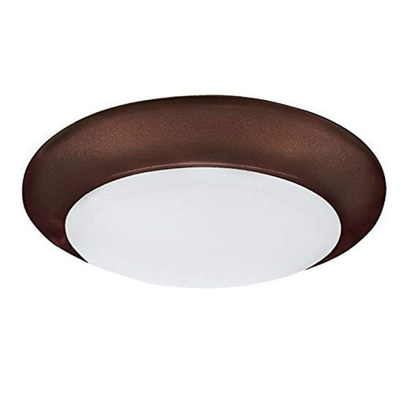 Canarm LED Disk Light LED-SM6DL-ORB-C Surface Mount - Dimmable, 6 In, Bronze Trim