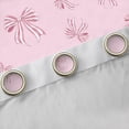 thumbnail image 4 of Feelyou Cartoon Cute Bow Curtains (2, 42x63), Kid Princess Ribbon Stripes, 4 of 6